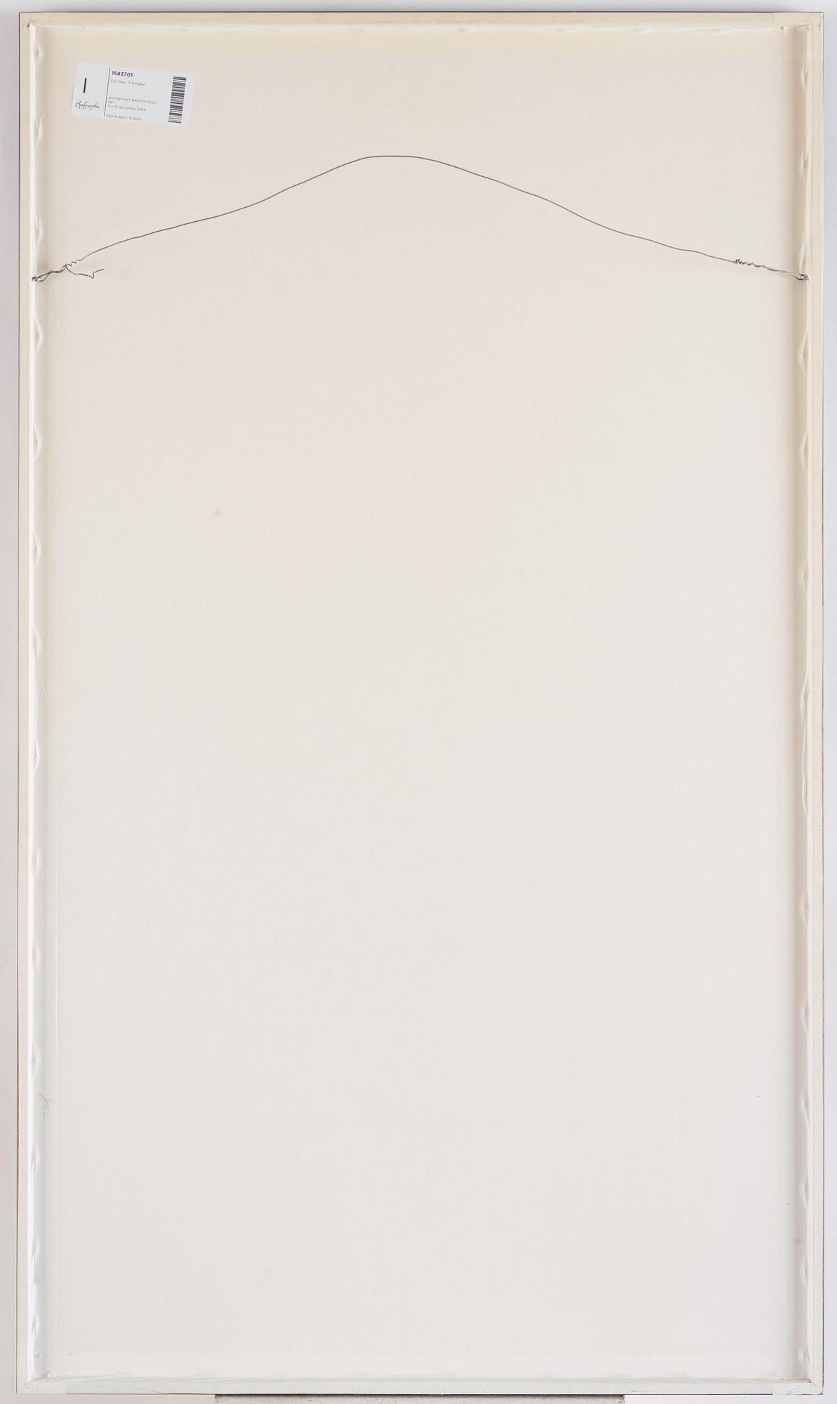 Cui Zifan, Ink and colour on paper. 'Two birds'.