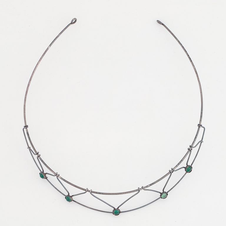 Sterling silver diadem.