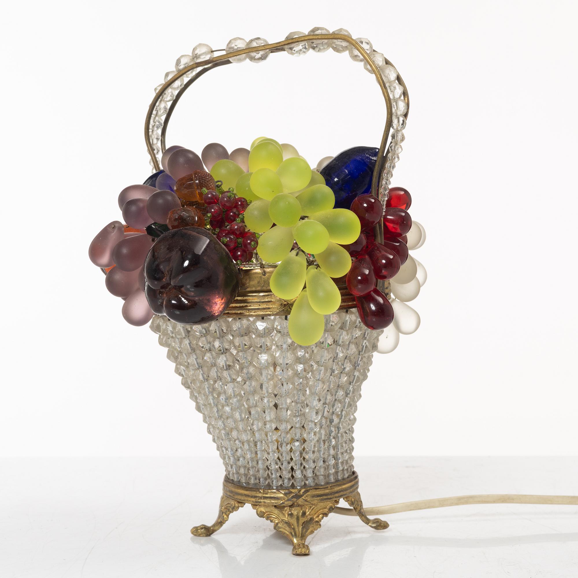Table lamp, Czechoslovakia, mid-20th century.