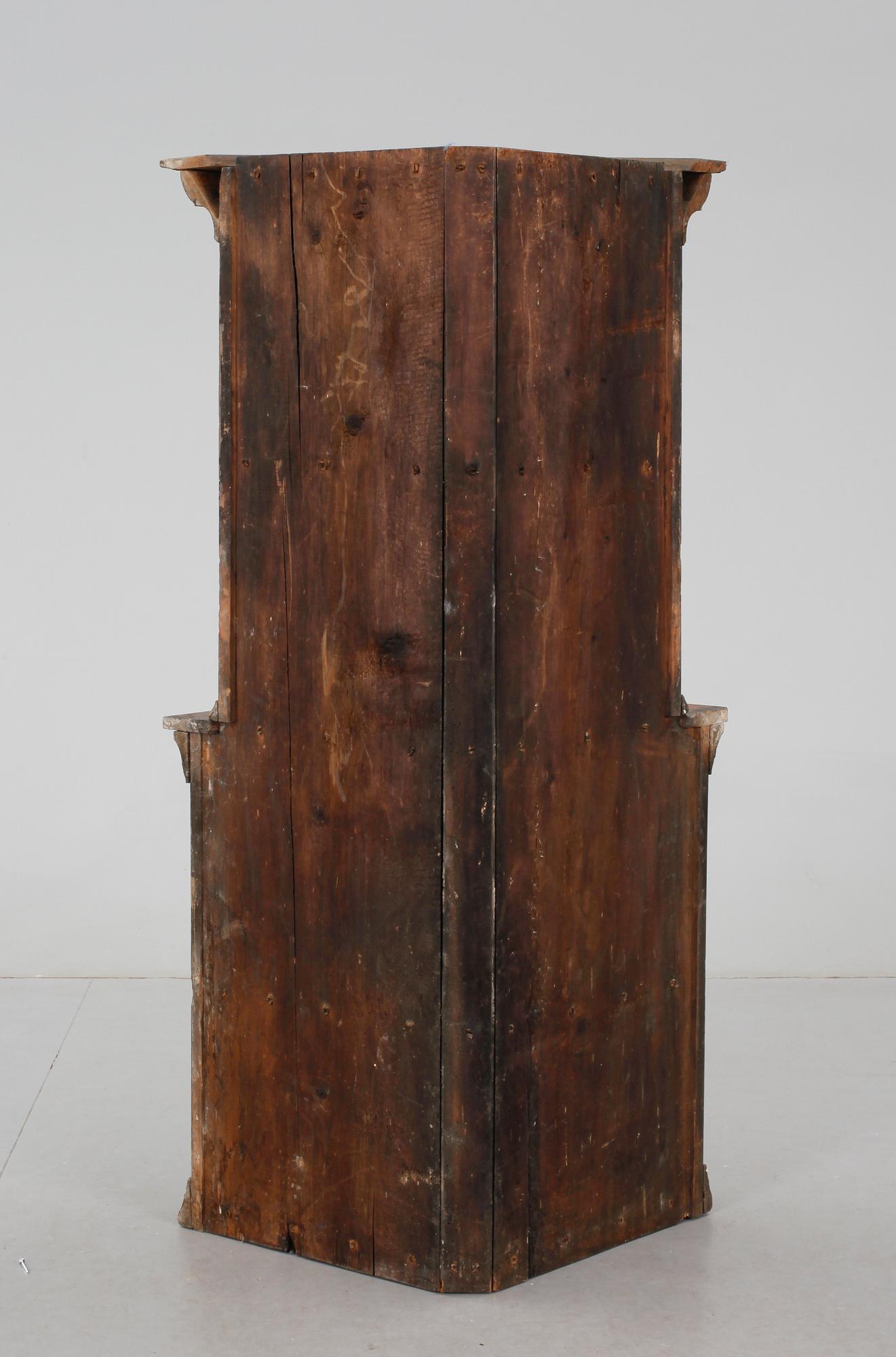 HÖRNSKÄNKSKÅP, allmoge, Rättvik, Dalarna. Dat 1796.