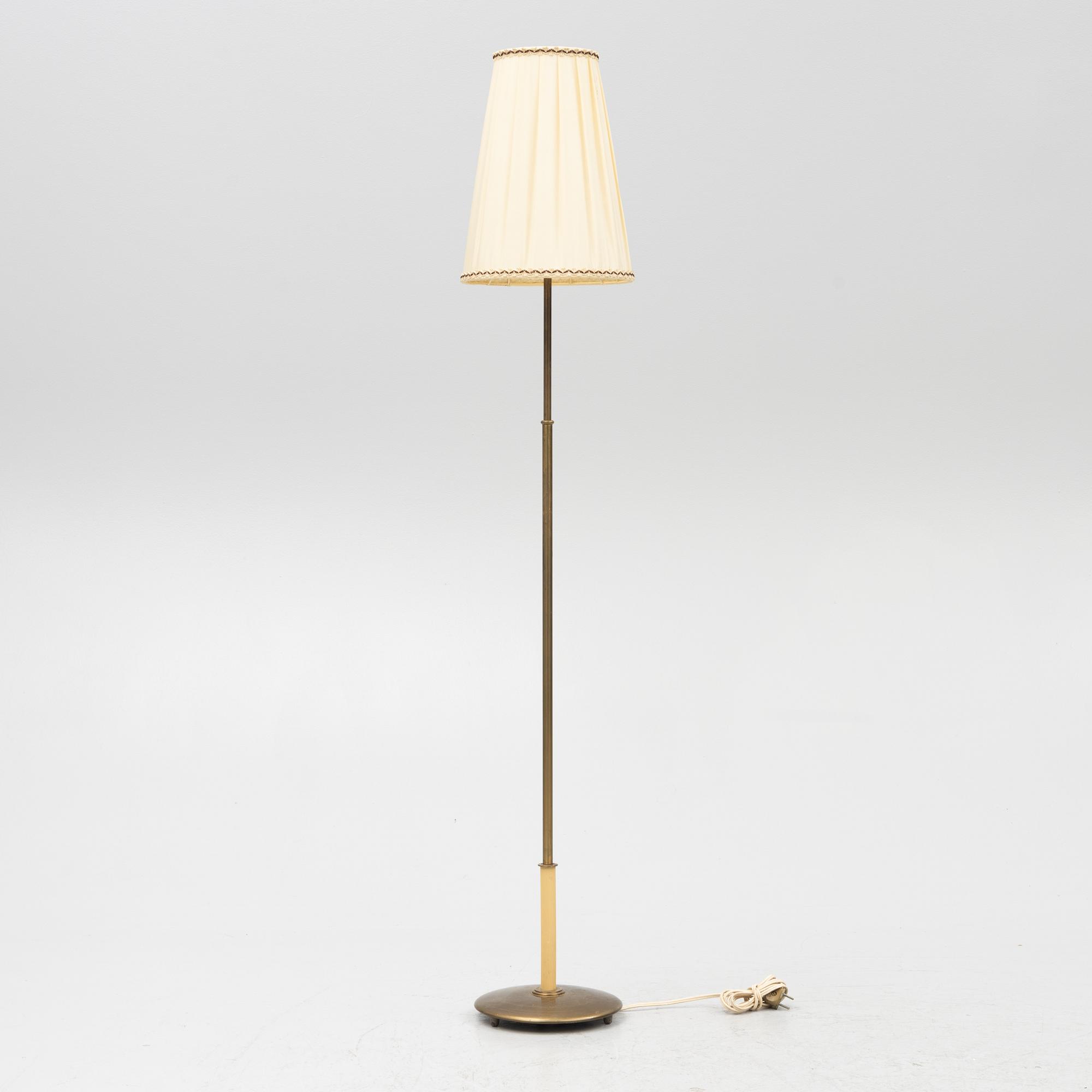 Bertil Brisborg, golvlampa, Nordiska Kompaniet, 1940-tal.
