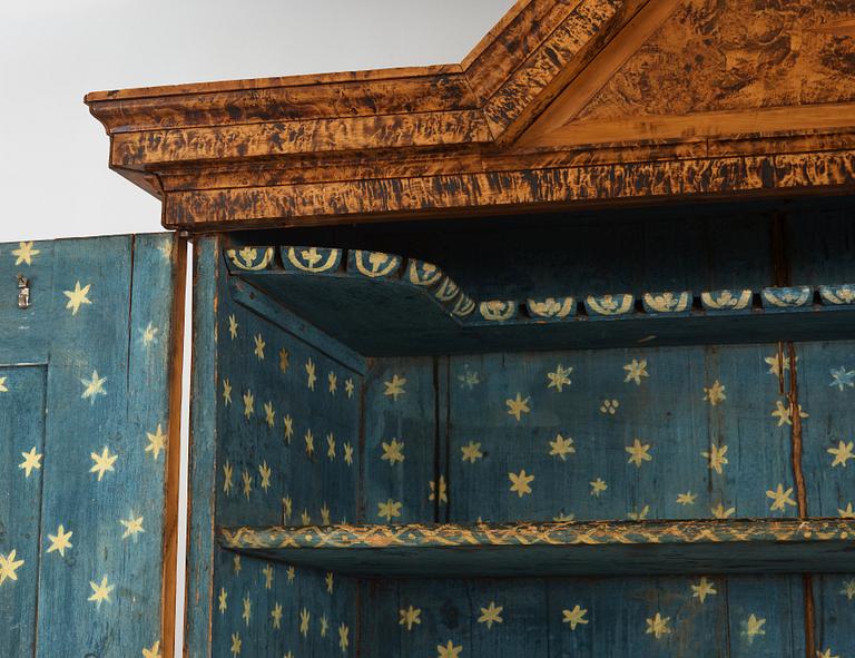 A Swedish late Baroque 18th century cupboard.