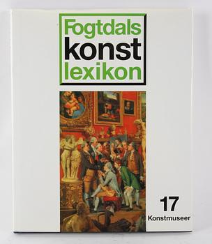 BÖCKER, 17 vol, "Fogtdals konstlexikon", Förlaget Sören Fogtdal.