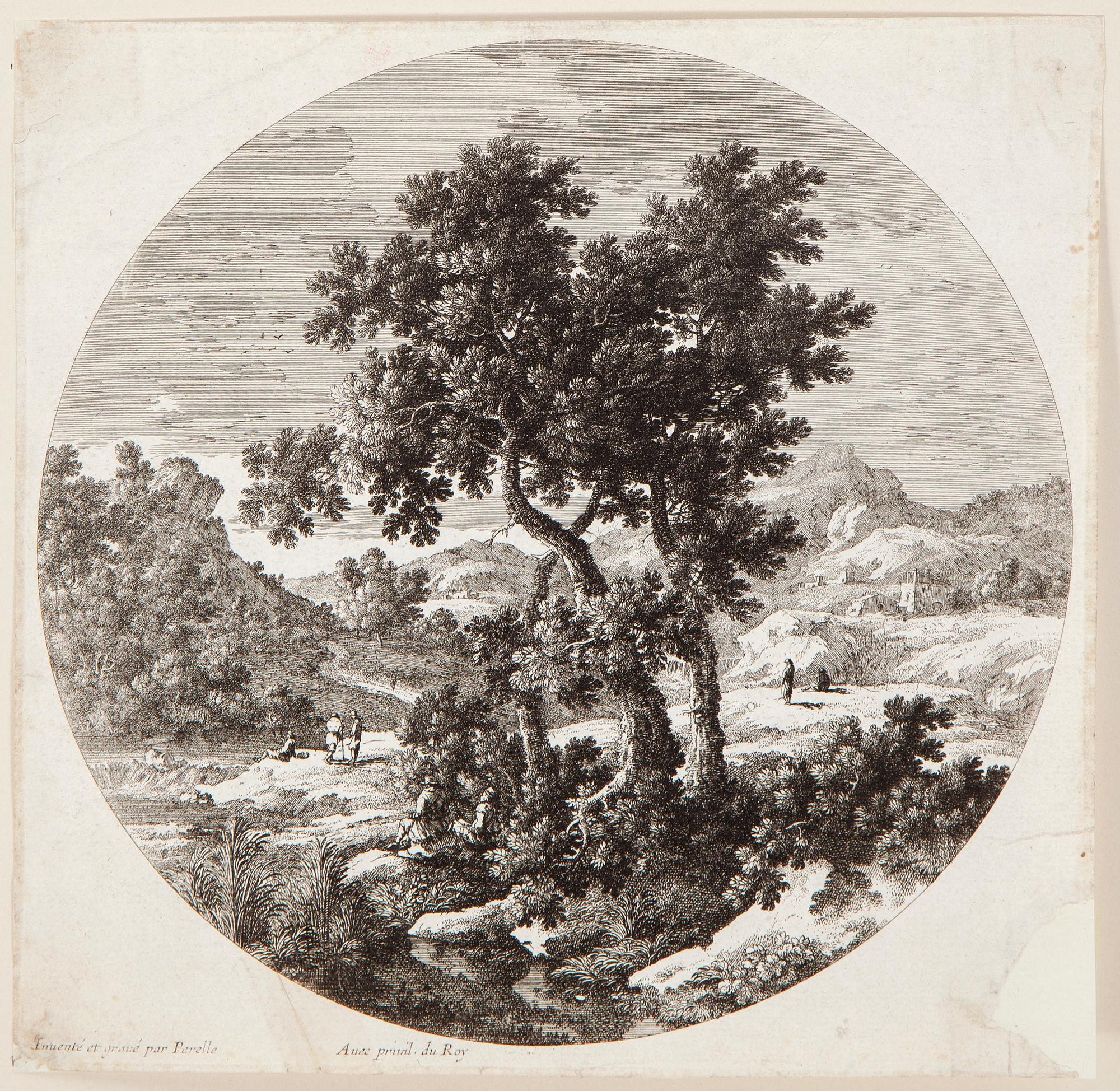 PARTI, grafik, 20 gravyrer, Gabrielle Perelle (1603-1677) och Adam Perelle (1638-1695).