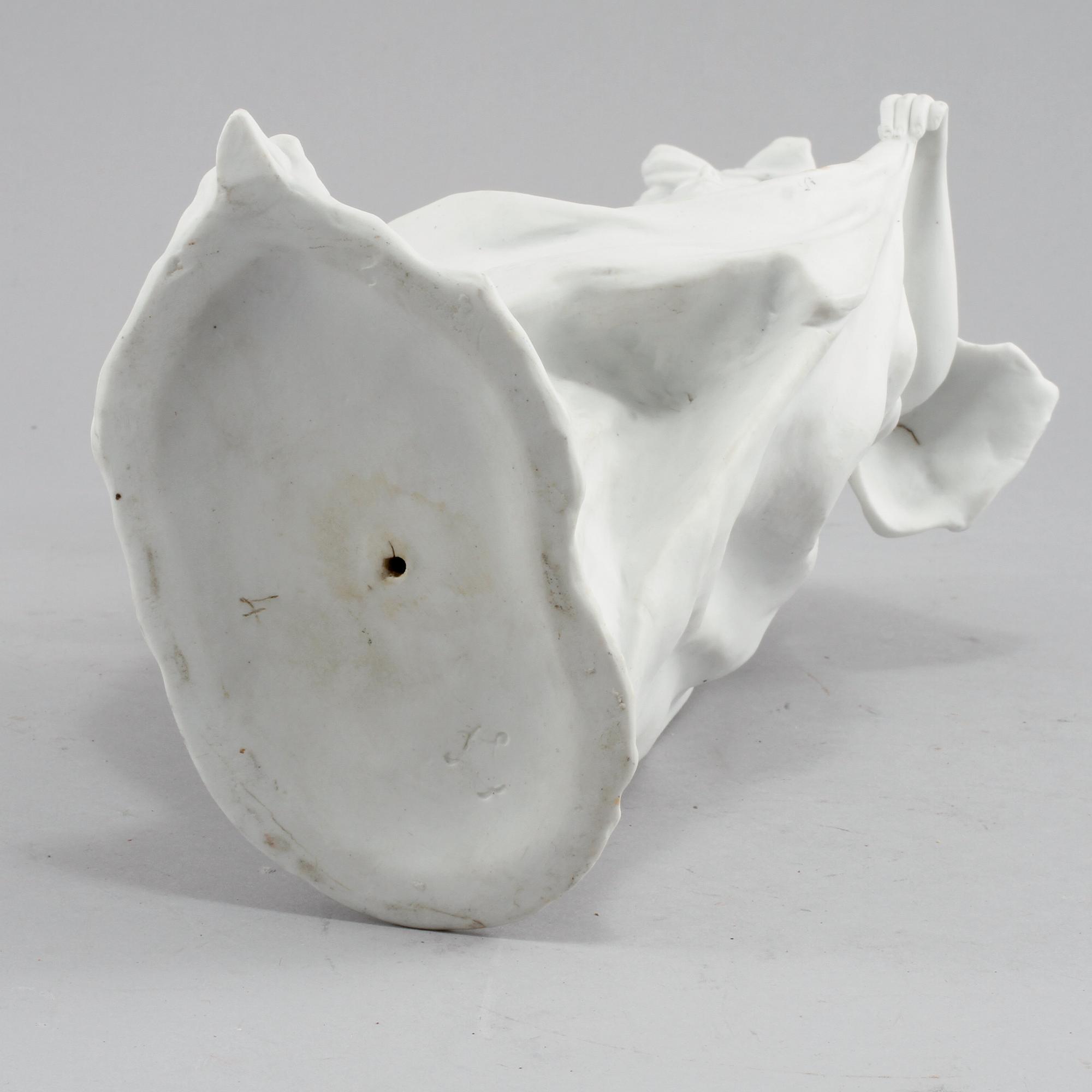 FIGURIN, parian, Sèvres-liknande märke, 1900-tal.