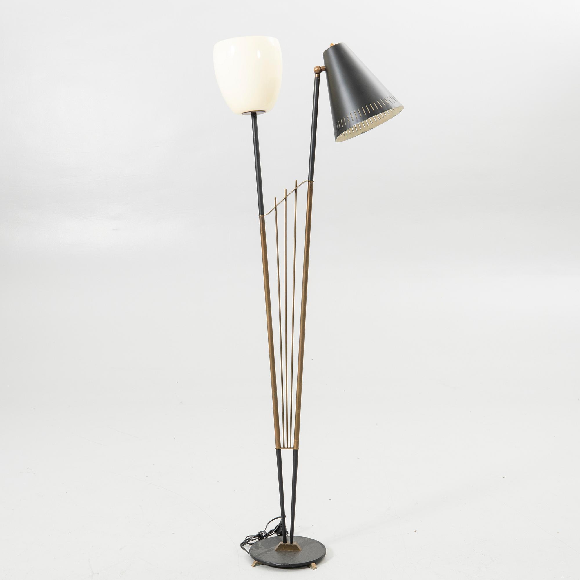 Floor lamp, mid-20th century.
