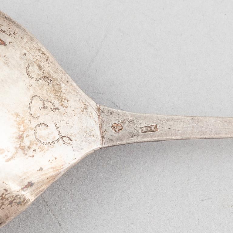 Supsked, silver, Skandinavien 1700-tal.