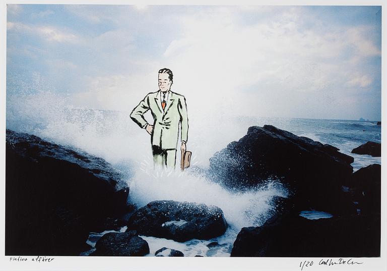 Carl Johan De Geer, pigment print, signed 1/20.