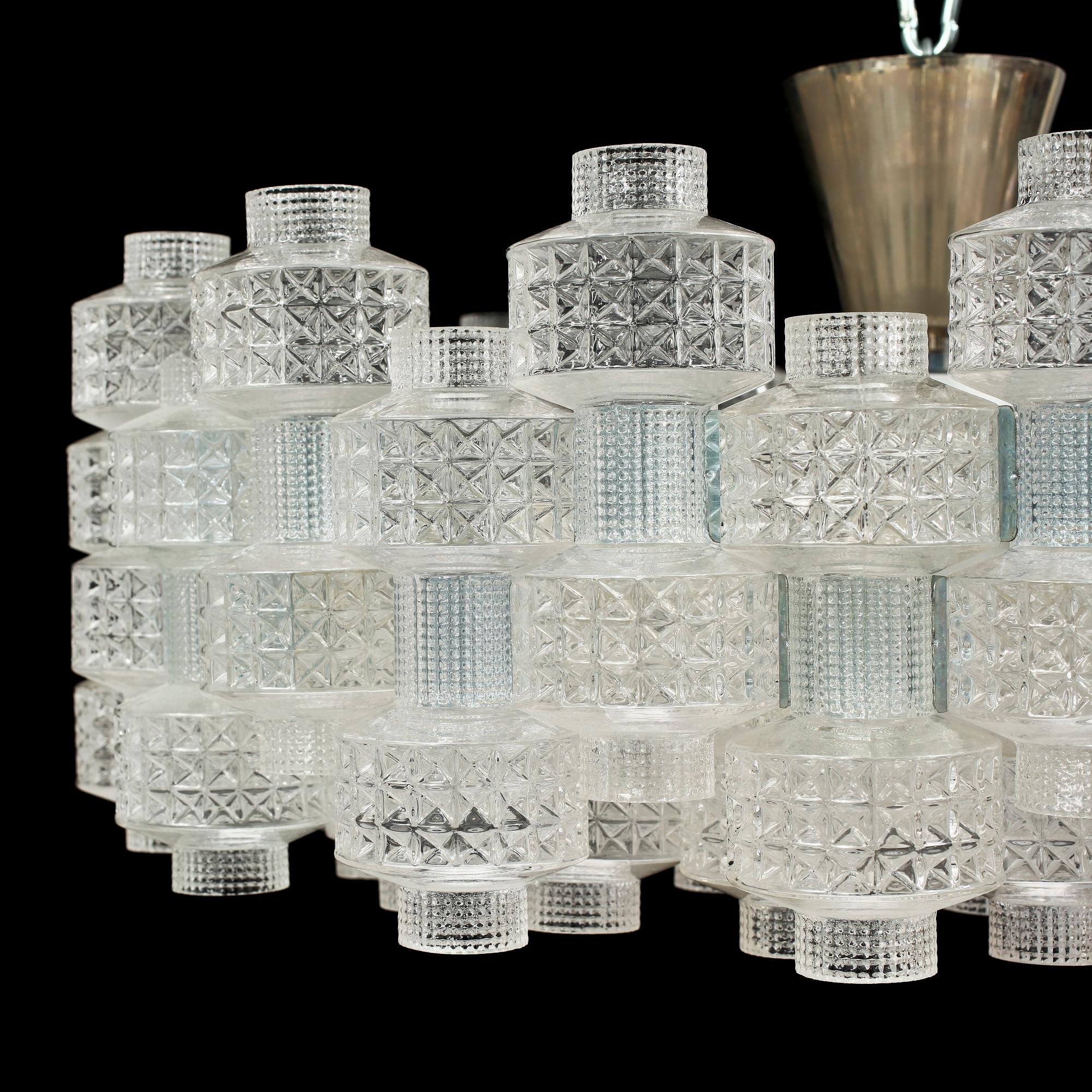 LJUSKRONA, glas, "Festival", Orrefors/ Fagerhult, 1900-talets mitt.
