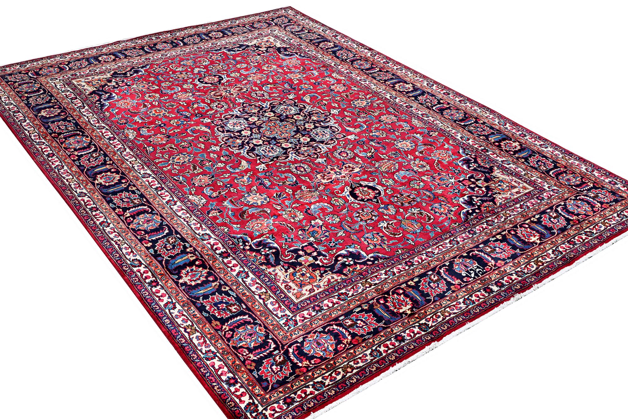 A Najafabad carpet, c. 332 x 240 cm.