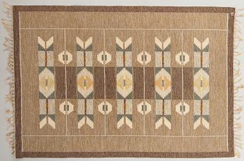 MATTA, rölakan, monogramsignerad IS (Ingegerd Silow). Ca 235 x 163 cm.