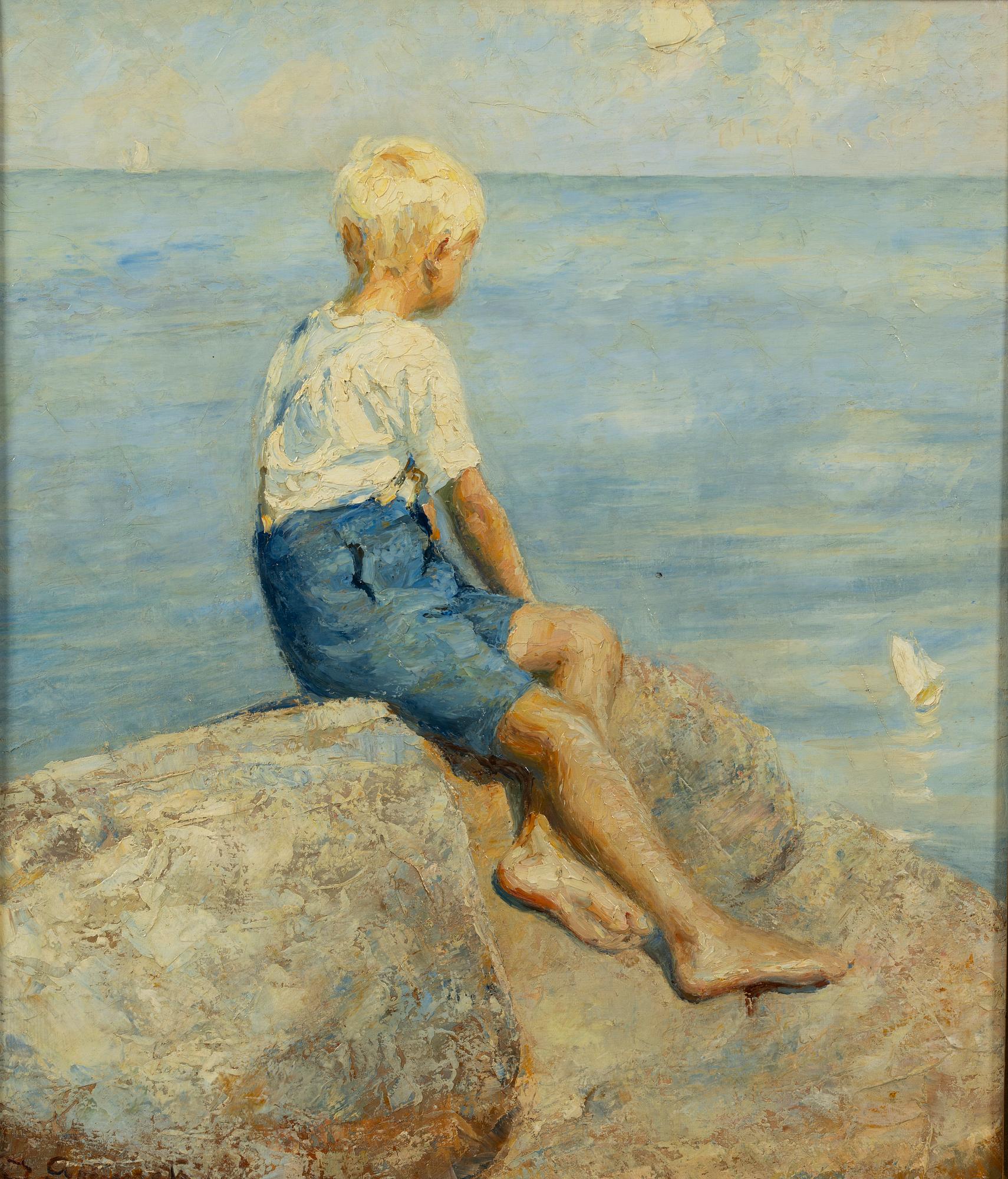 Johannes Grennes, "Ved Stranden".