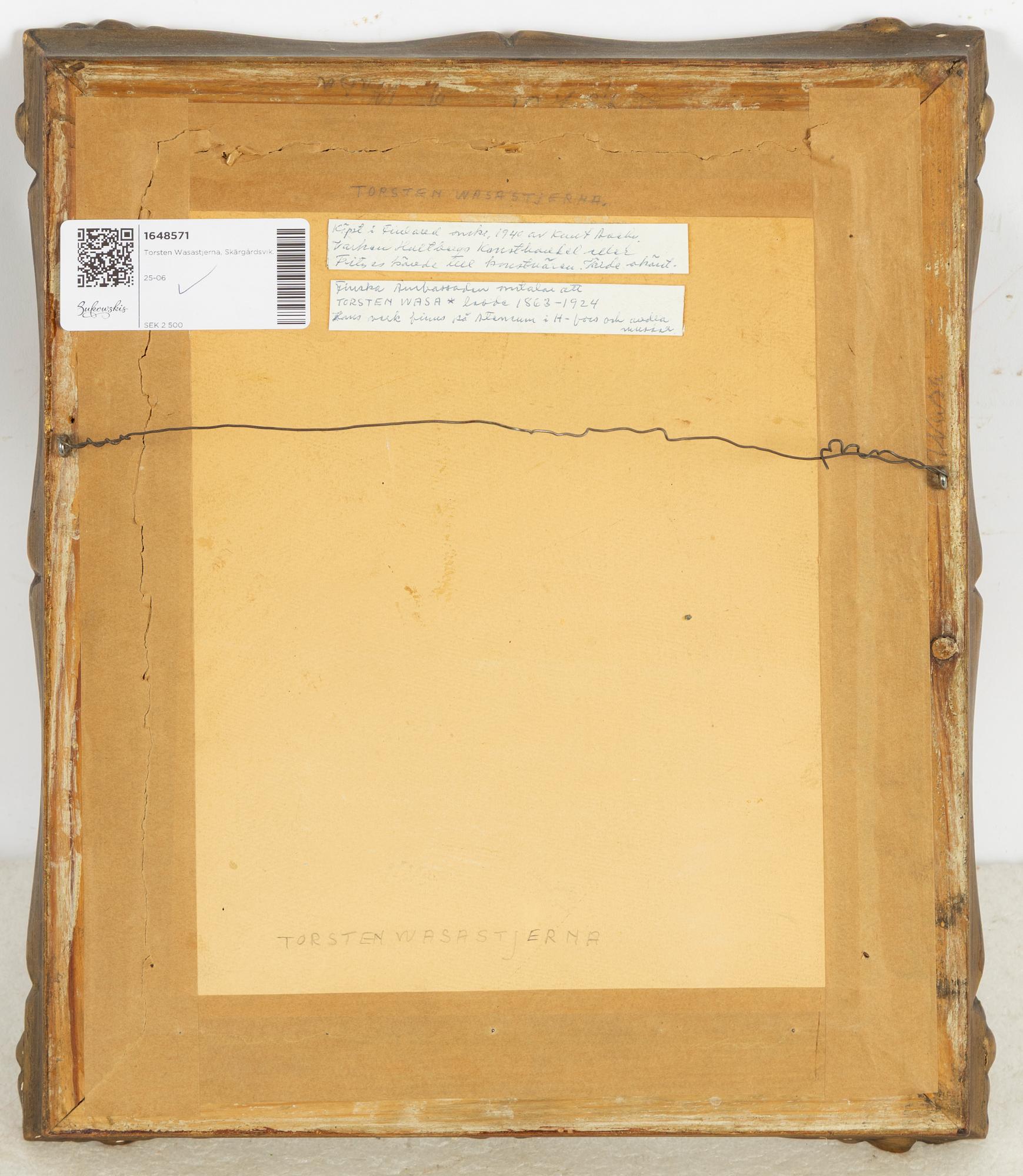 Torsten Wasastjerna, Landscape.