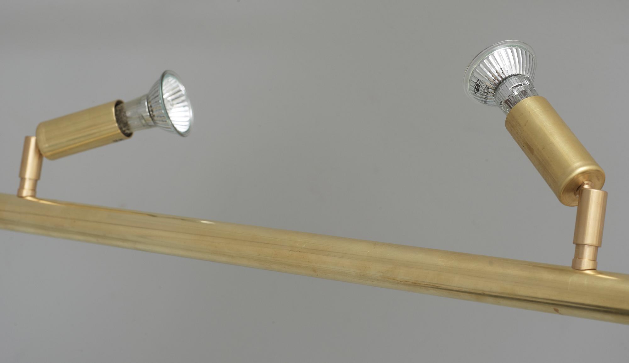 VÄGGLAMPA, mässing, "Star 6", design Jonas Bohlin, Örsjö belysning, inköpt 2014.
