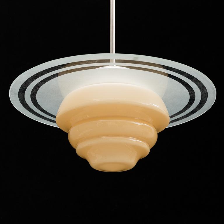 a 'Saturnus' ceiling light from the 1930's.