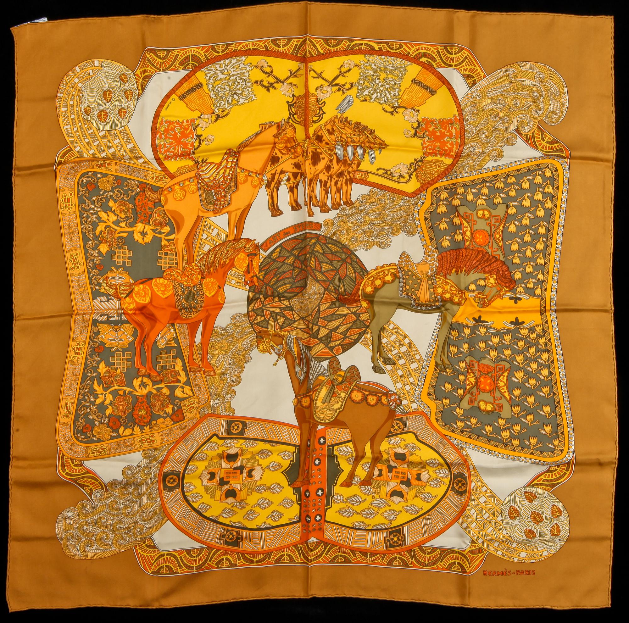 SCARF, Hermès, "Art des steppes".