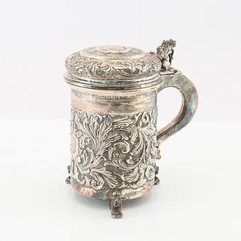 Baroque-style silver loving cup, Mema, Swedish import marks.