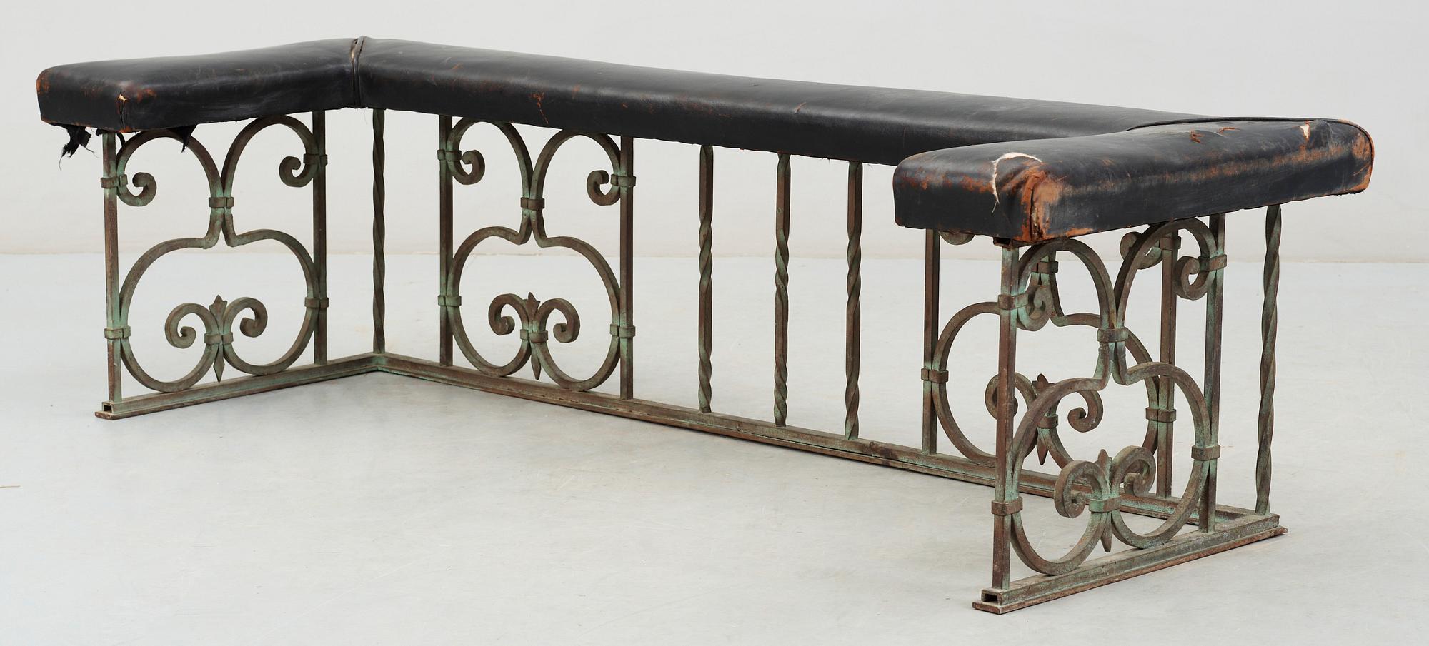 BÄNK, järn, 1800-talets andra hälft.