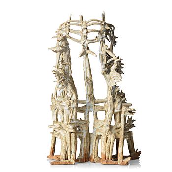 Hertha Hillfon, skulptur, egen ateljé, ca 1960.