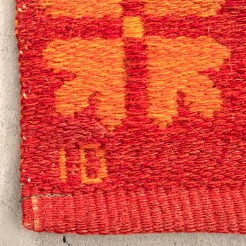 Ingrid Dessau, Rug machine-woven double-sided, signed "ID", approx. 197x130 cm.