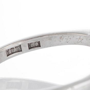 Ring med en gammalslipad diamant 4.40 ct enligt gravyr kvalitet ca M pi3.