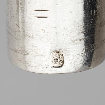 Kungliga kandelabrar, ett par, för två ljus, silver, Österrike, lgnaz Joseph Würth, Wien 1779, Louis XVI.