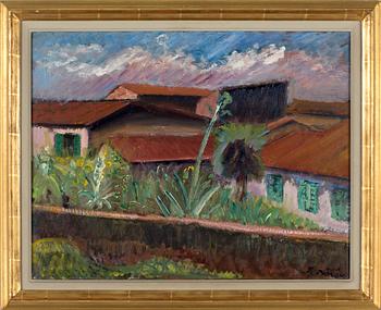 GIDEON BÖRJE, olja på duk, signerad.