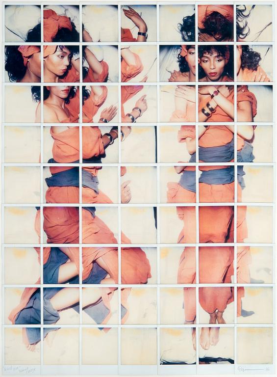 KARI RIIPINEN, polaroid collage, signerad och daterad -86.