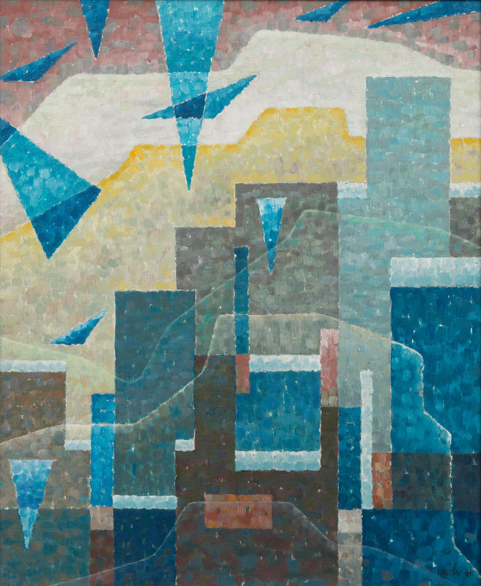 NILS ERIK WICKBERG, öljy kankaalle, signeerattu NEW 68.