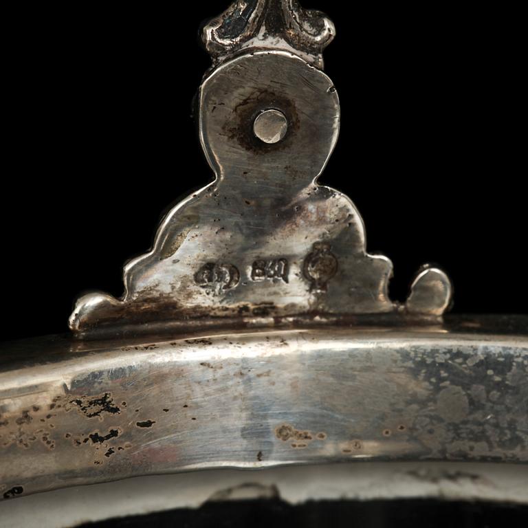 ISHINK med TÅNG, silver och glas, svenska importstämplar, 1900-tal.