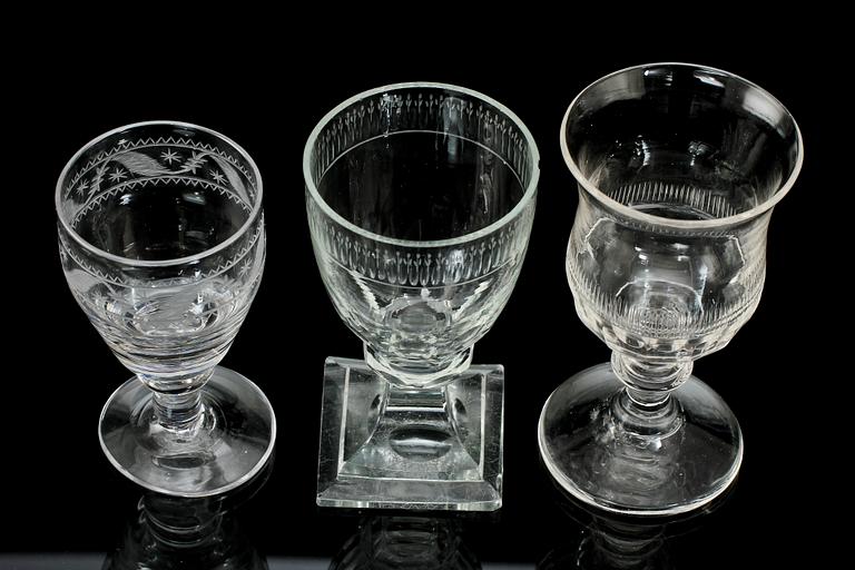 PARTI GLAS, 8 st, 1800-tal.