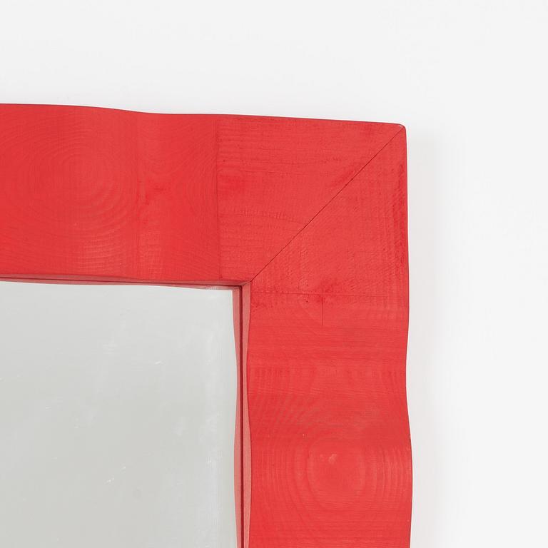 Erik Höglund, spegel och byrå/hallmöbel, Eriksmåla glas, 1960/70-tal.