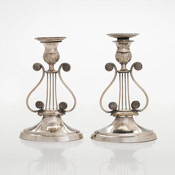 Jacob Herman Lundström, kynttilänjalkapari, Kuopio 1824.