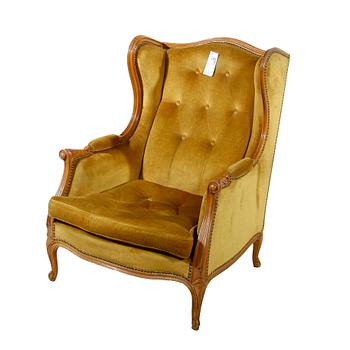 FÅTÖLJ. Rokokostil.