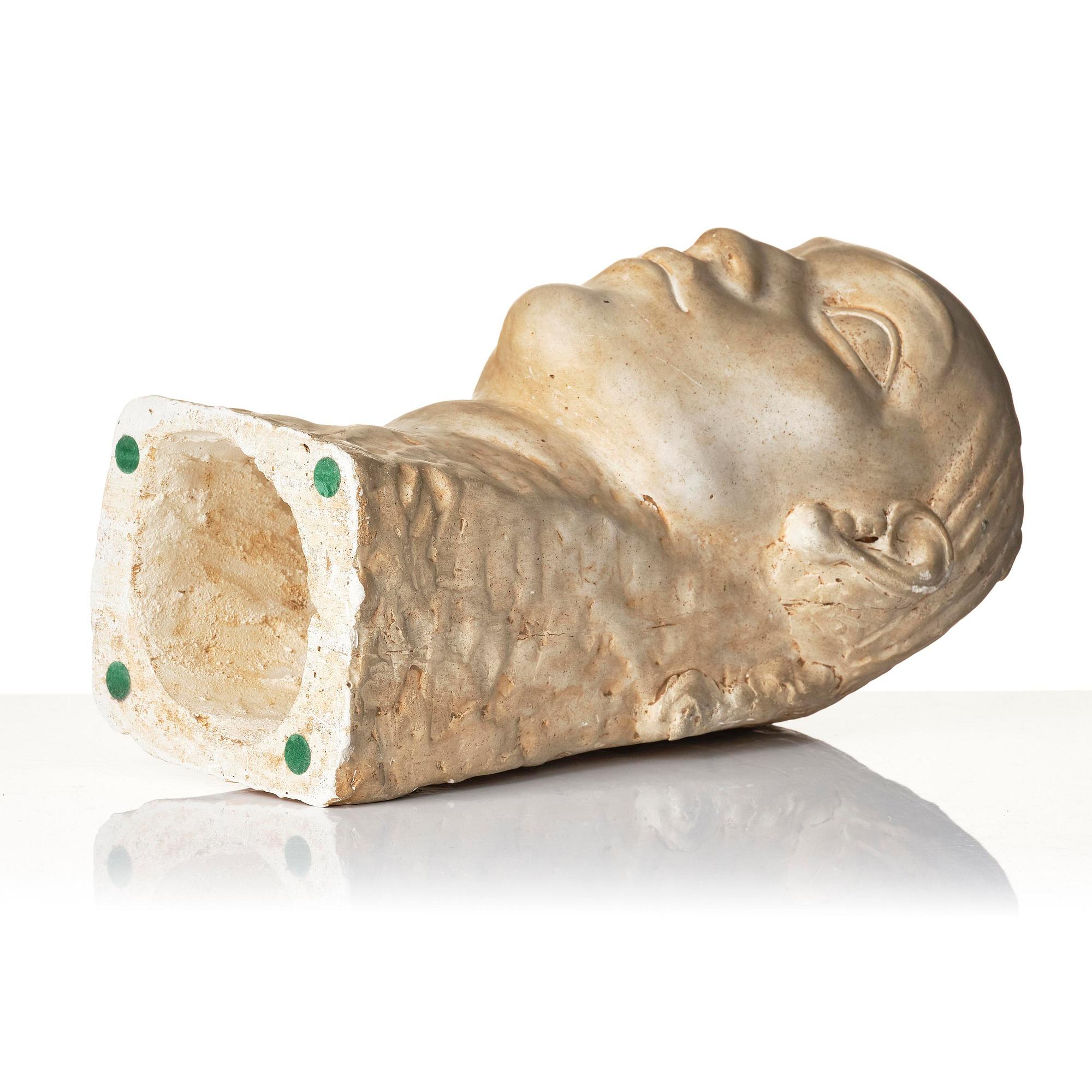 Axel Eriksson (19th/20th century), "Dekorativt huvud" ("Decorative Head").