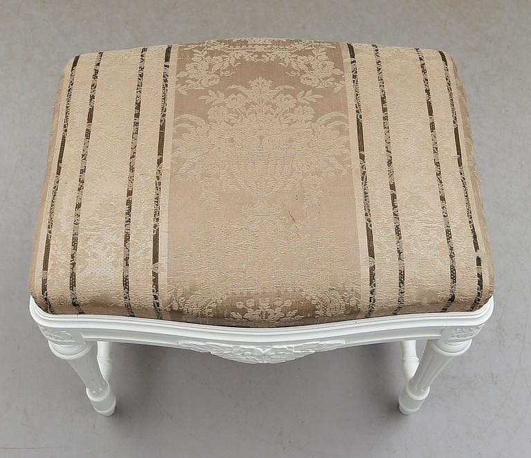 TABURETT, gustaviansk stil, 1900-talets mitt.