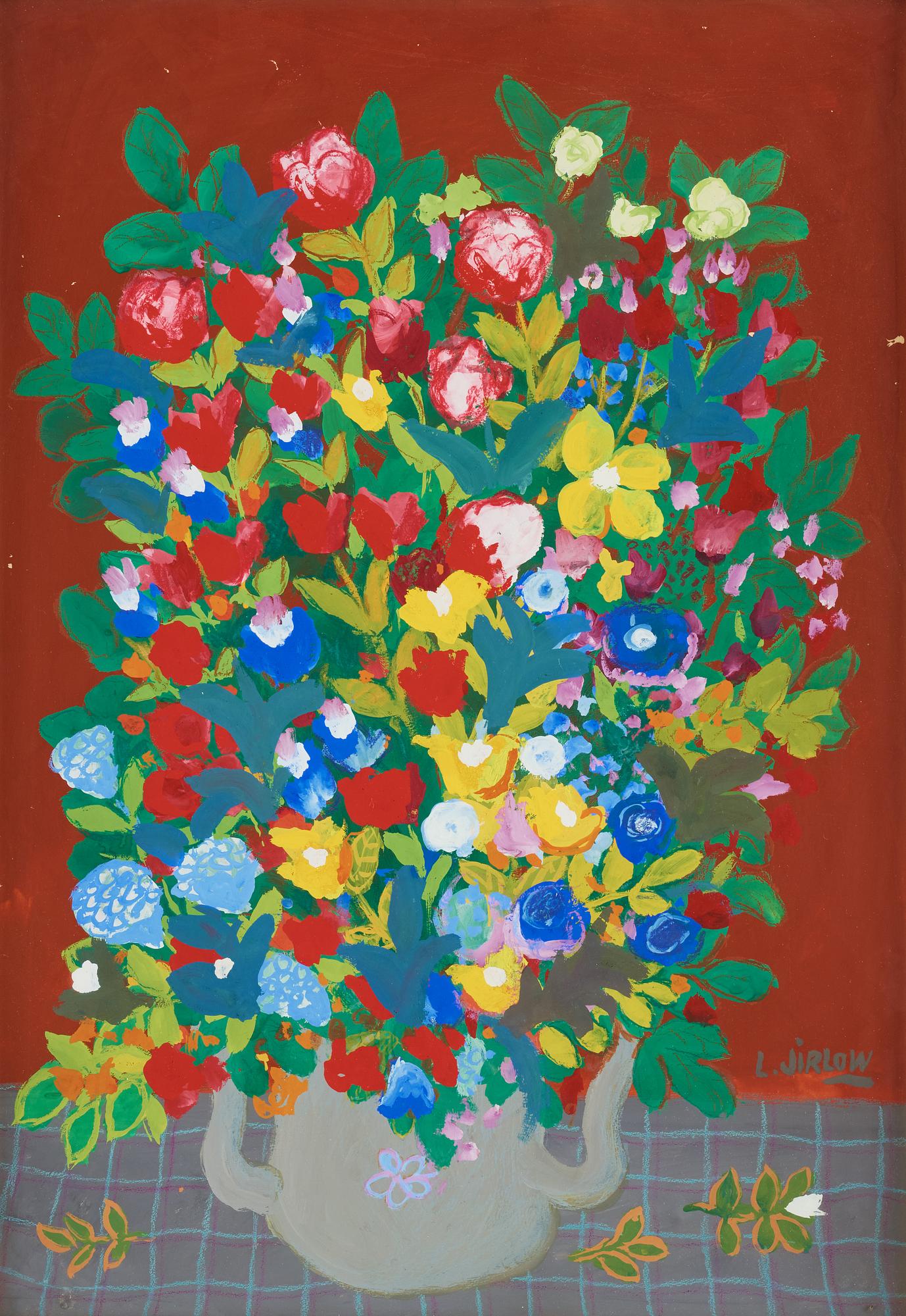 Lennart Jirlow, gouache, signed.
