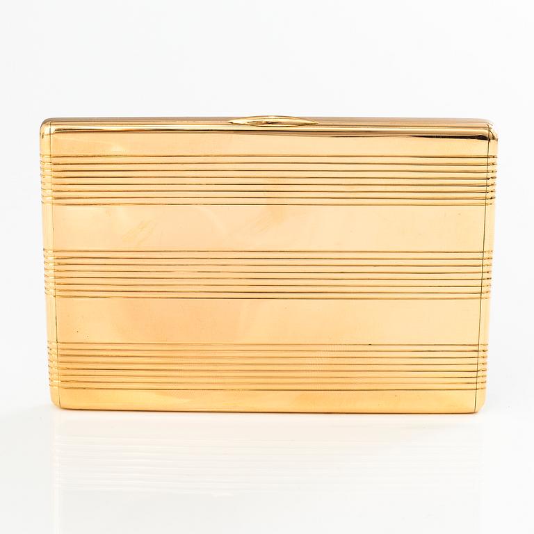 GEORG BUCHERT, CIGARETTETUI, 18K guld, Helsingfors 1941.