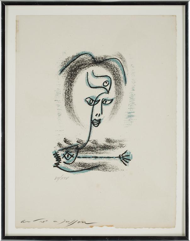 ANDRÉ MASSON, färglitografi, sign o numr VI/XXV.