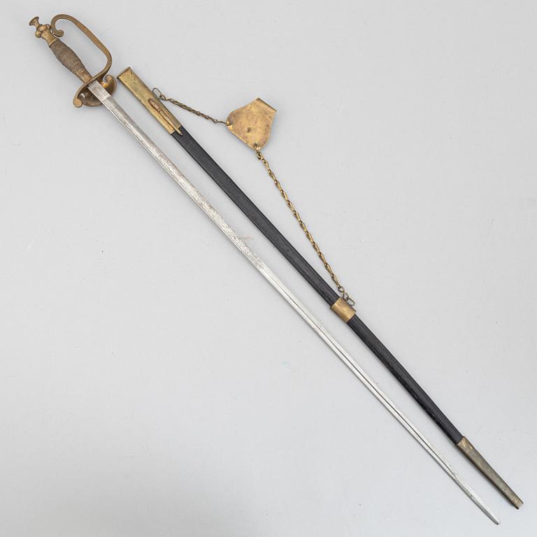 Sword, Serbian, for an officer, from around the year 1900,.