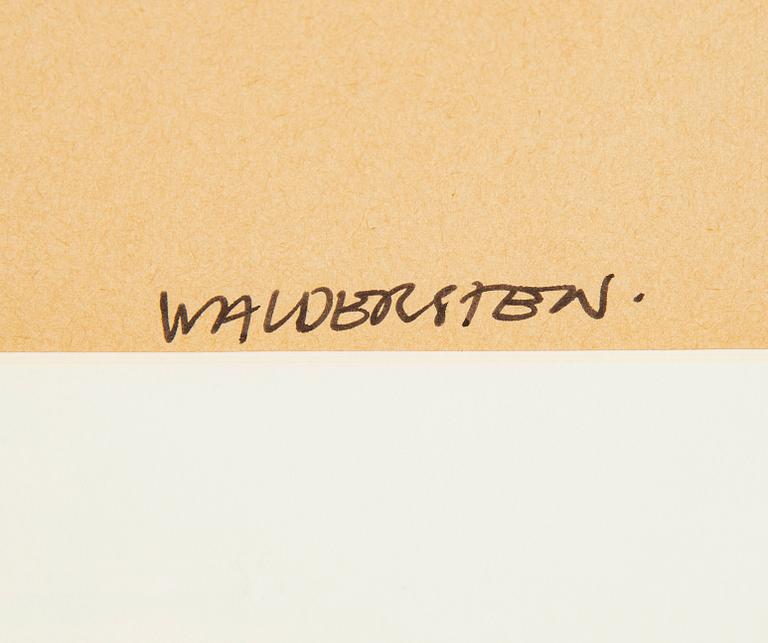 JESPER WALDERSTEN, indian ink on paper, signed Waldersten.