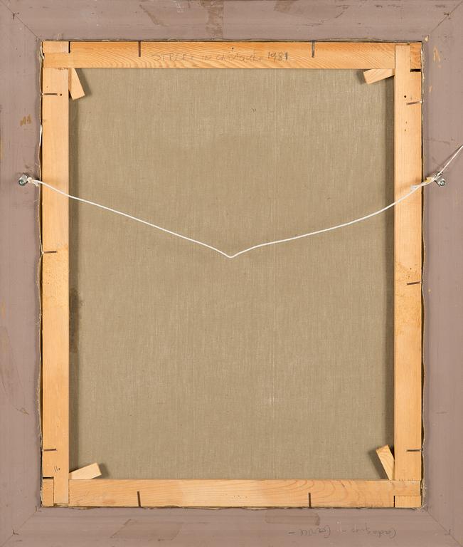 Jacint Morera, oil on canvas, signed and dated -81.