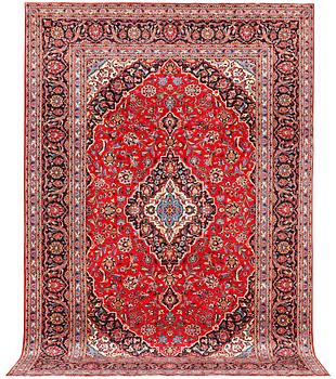 A carpet, Kashan, c. 360 x 247 cm.