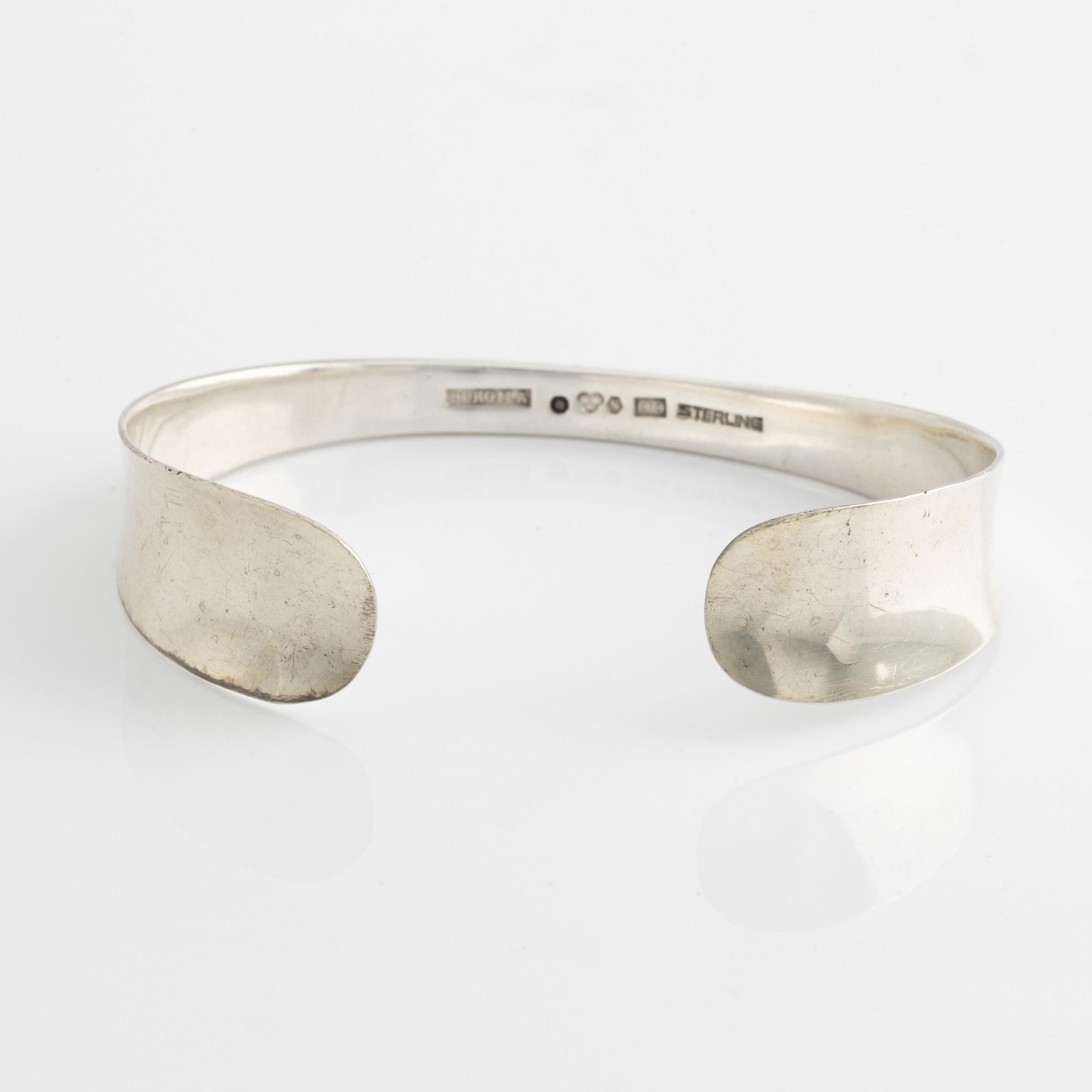 A Borgila silver bracelet.