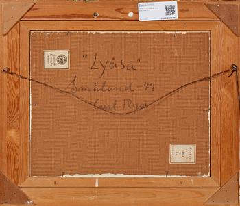 CARL RYD, olja på pannå, signerad och daterad 49.