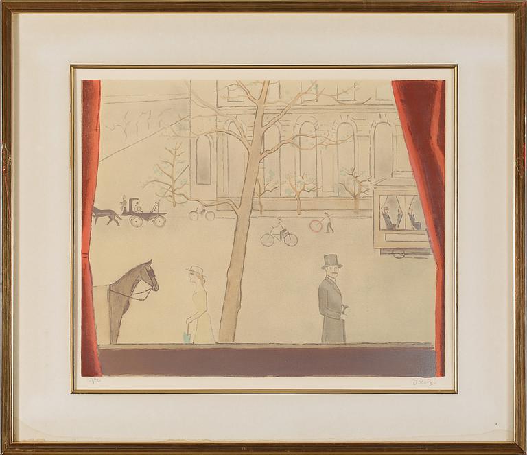 EINAR JOLIN, färglitografi, signerad och numrerad 162/360.