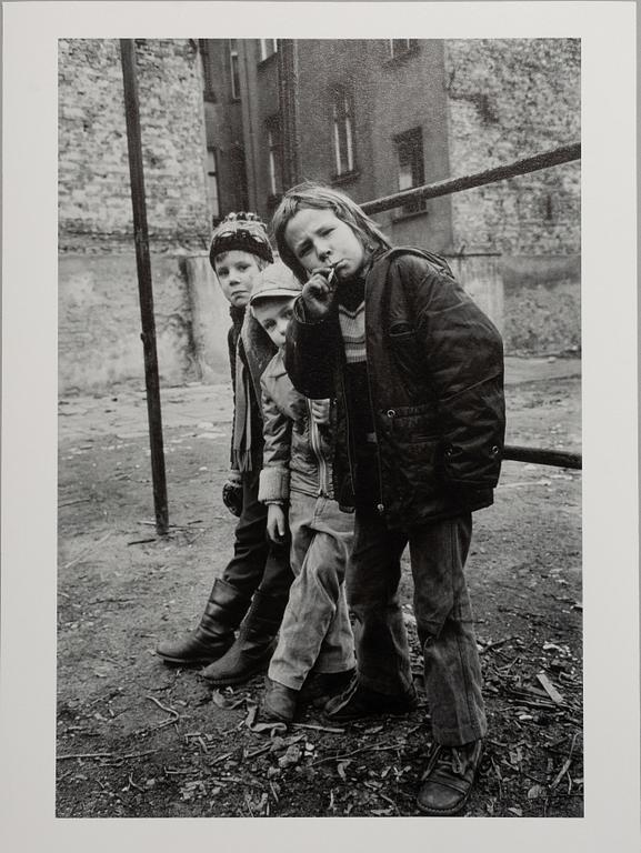 Peter de Ru, "Pojkar i Östberlin, 1977".