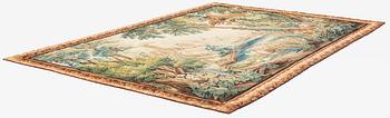 A tapestry "A Pastoral scene", tapestry weave, ca 275,5-278,5 x 407 cm, Aubusson, France, 18th century.