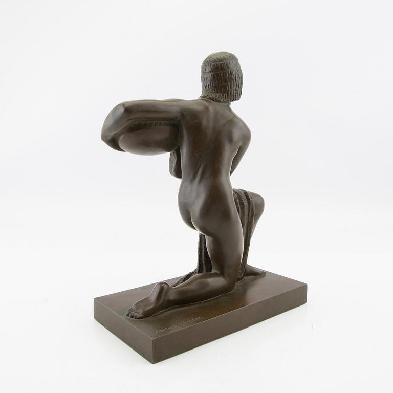 Anders Jönsson, sculpture signed patinated bronze.