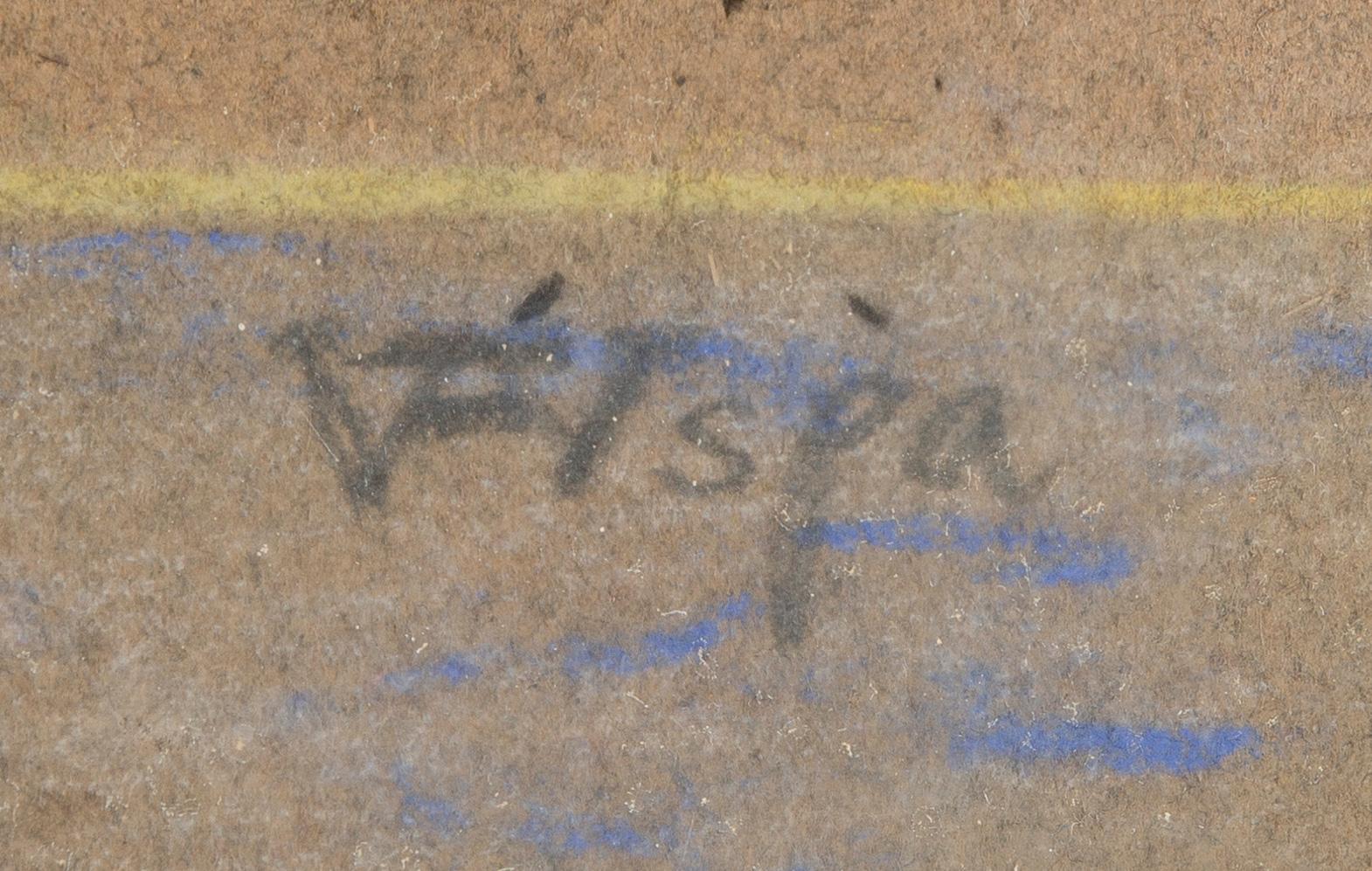 SIGURD WETTENHOVI-ASPA, pastelli, signeerattu.